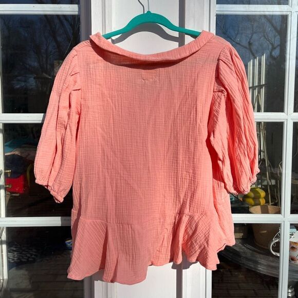 TACH Larina Embroidered Linen Top NWT - Picture 12 of 15